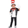 thumbnail image 2 of Disfraces De Halloween Gatos Que Usan Sombreros Ropa De Cosplay Rendimiento Para Niños El Gato En El Sombrero, 2 of 4