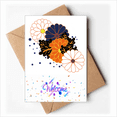 thumbnail image 1 of Colour Decoration Flower s Chrysanthemum Welcome Back Greeting Cards Envelopes Blank, 1 of 3