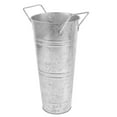 thumbnail image 3 of Taxenne Galvanized Metal Farmhouse Flower Vases Rustic Bucket Pots for Wedding Table Centerpieces, 3 of 10