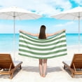 thumbnail image 6 of GFHFHITJ Striped Beach Towel, Microfiber Large Sandproof Quick Dry Bath Towel, Soft & Absorbent Pool Towel for Beach Vacation Travel,28×60", 6 of 6
