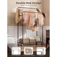 thumbnail image 2 of HogHow Clothes Rack, Rolling Clothing Rack with D, 2 of 7