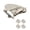 Silver, variant on Mechanical Gear Train Ruling Pen,Vintage Precision Dotting Pen Set with 4 Interchangeable Dotting Wheels,The Blueprint Drafting Mechanical Gear Train Ruling Pen for Architects Designers (1pc)