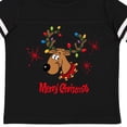 thumbnail image 4 of Inktastic Merry Christmas Reindeer Boys or Girls Toddler T-Shirt, 4 of 5