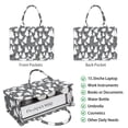 thumbnail image 2 of Large Capacity Tote Bag,Halloween Ghosts Bats and Eyes Handbag Fashion Luxury Tote Bag,15.7"x13"x 5.1" Inches,Laptop Compatible, 2 of 6