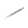 thumbnail image 3 of Extractor de pinzas, resistente al calor, antiestático, de mano, pinzas de acero inoxidable con punta de curva pequeña, herramientas de pinzas para estilo B, 3 of 8