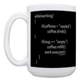 thumbnail image 2 of ThisWear Sarcastic Coworker Boss Caffeine Coffee Code Javascript 2 Pack 15oz Coffee Mugs, 2 of 4