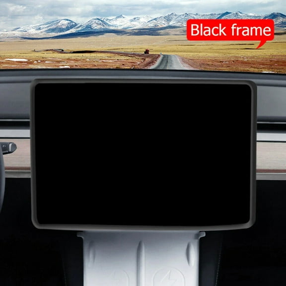 Tesla Model 3, Y Silicone Center Screen Sleeve, Black or White, 2017-2024
