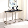 thumbnail image 2 of Furniture of America Bradley Console Table, Black/Gold, 2 of 7