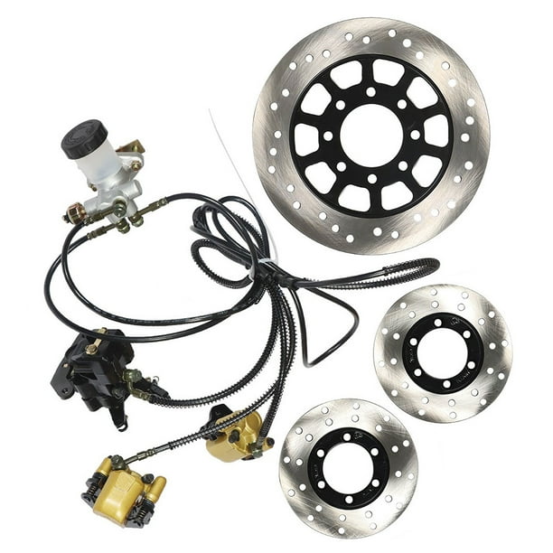 Hydraulic Brake Caliper Master Cylinder Assembly For 8" -12" Go Kart Golf Cart E