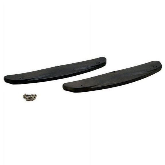 Attwood Boat Seat Slide End Caps | Rinker Black Plastic (Set of 2)