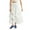 White, variant on RUTAYY Lace Asymmetrical Midi Skirt For Women Elegant Tiered Cake Skirt With Flowy Design For Parties And Solid Color Flowy Swing Skirts