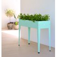 thumbnail image 6 of Herstera Urban Raised Planter 39.3" L x 15.7" D x 33" H - Mint Green, 6 of 7