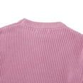 thumbnail image 6 of Baywell Baby Girls Sweater Infant Toddler Knitted Pullover Top Warm Solid Long Sleeve Clothes Coffee 18M-7Y, 6 of 11