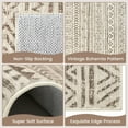 thumbnail image 3 of YEERSWAG Runner Rugs 2'x8' Moroccan Long Kitchen Runner Rugs Washable Ultra-Thin Non Slip Runner Rug, Soft Modern Geometric Print Carpet Runners for Hallway Entryway Bedroom Kitchen, 3 of 7