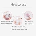thumbnail image 3 of Portable Contact Lens Cleaner Machine, Manual Rotary Washer with Drawstring, Ideal for Soft & Hard Lenses, 3 of 5