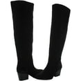 thumbnail image 2 of Vince Camuto Womens Nestel Suede Block Heel Knee-High Boots, 2 of 3