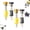4pcs, variant on EVHRZN Spring-Loaded Bit Holder, Anti-Drop Screwdriver Bit, Universal Screw Retaining Tool, Quickly Release Spring Mechanism, Easy to Use, for Electric Drills Power Tool (6PCS)