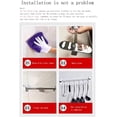 thumbnail image 5 of Estante para ollas de pared para colgar en la pared, estante industrial para ollas y caños, estante de acero inoxidable multifunción para utensilios de cocina, barra de cocina industrial (40 cm), 5 of 5