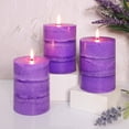 thumbnail image 1 of Vela FLAVCHARM con aroma a lavanda 7,5 x 10 cm, juego de 3, 1 of 7