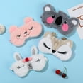 thumbnail image 3 of Animal Sleeping Mask Fashion Nap Eye Cover Cartoon Sleep Mask Plush Eye Mask, 3 of 10