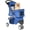 Blue, variant on PawHut Deluxe 3 Wheels Pet Stroller with Brake, Canopy, Cupholders (Red)