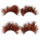 thumbnail image 1 of 2 Pairs False Eye Lashes Feather Eyelashes Dramatic Fancy Costume Party Lashes, 1 of 4