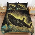 thumbnail image 1 of Titanic Consistent Sleep Texture Secure Fit Zipper Clean Structure Fabric Duvet Cover Sets Need, 1 of 5