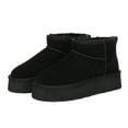 thumbnail image 4 of EVER AU Women Heron Ultra Mini Platform Boots - Black, 4 of 11