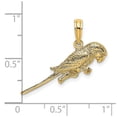 thumbnail image 2 of 14k Gold 3-d Parrot Pendant Necklace 12.85x24.7mm Wide Pendant for Women - 2.5 Grams, 2 of 2