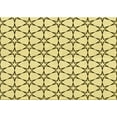 thumbnail image 1 of Ahgly Company Indoor Rectangle Patterned Sun Yellow Area Rugs, 4' x 6', 1 of 6