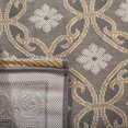 thumbnail image 4 of Safavieh Courtyard Rowan Geometric Indoor/Outdoor Area Rug, Anthracite/Light Gray, 5'3" x 7'7", 4 of 9