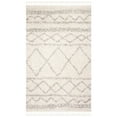thumbnail image 3 of SAFAVIEH Pro Lux Shag PLX436A Ivory / Light Grey Rug, 3 of 8