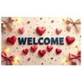 thumbnail image 3 of Welcome Heart Design Valentine's Day Celebration Banner Party Decorations Backdrop Romantic Theme Love Props Photography Event Gift, 3 of 4