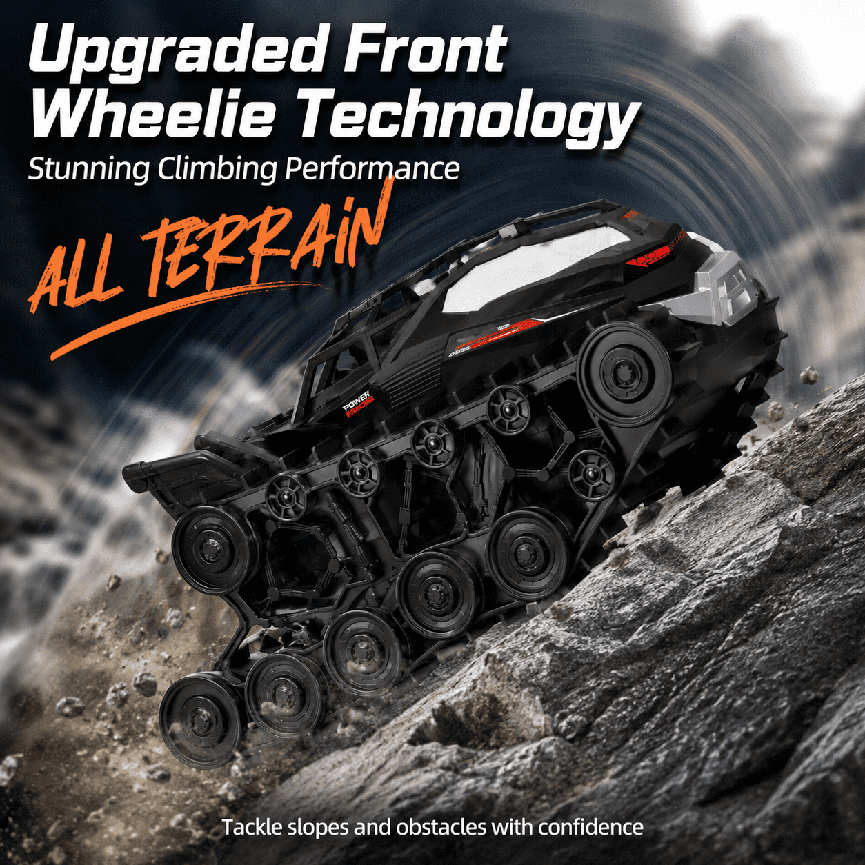 Tracked Tank Children'S Outdoor Toy All-Terrain Off-Road Remote Control Car