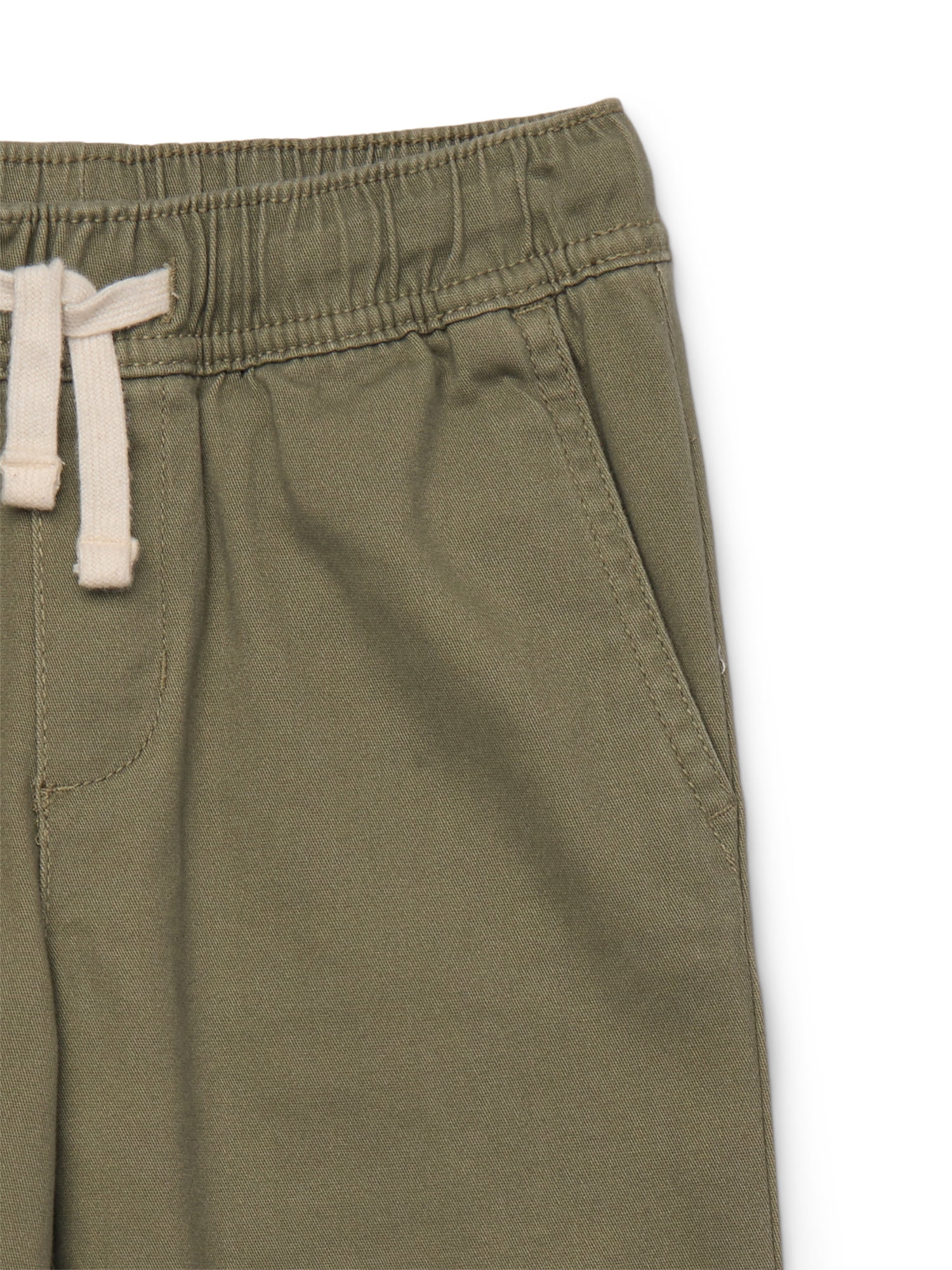 Wonder Nation Boys Stretch Twill Pull On Pants, Sizes XS-XXL & Husky