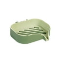 thumbnail image 5 of Soap Holder with Soap Tray Wall Hanging for Bathroom Kitchen Bathtub Installation on Smooth Surface Size 13 X 9 X 3 Cm Punch Free Green, 5 of 9