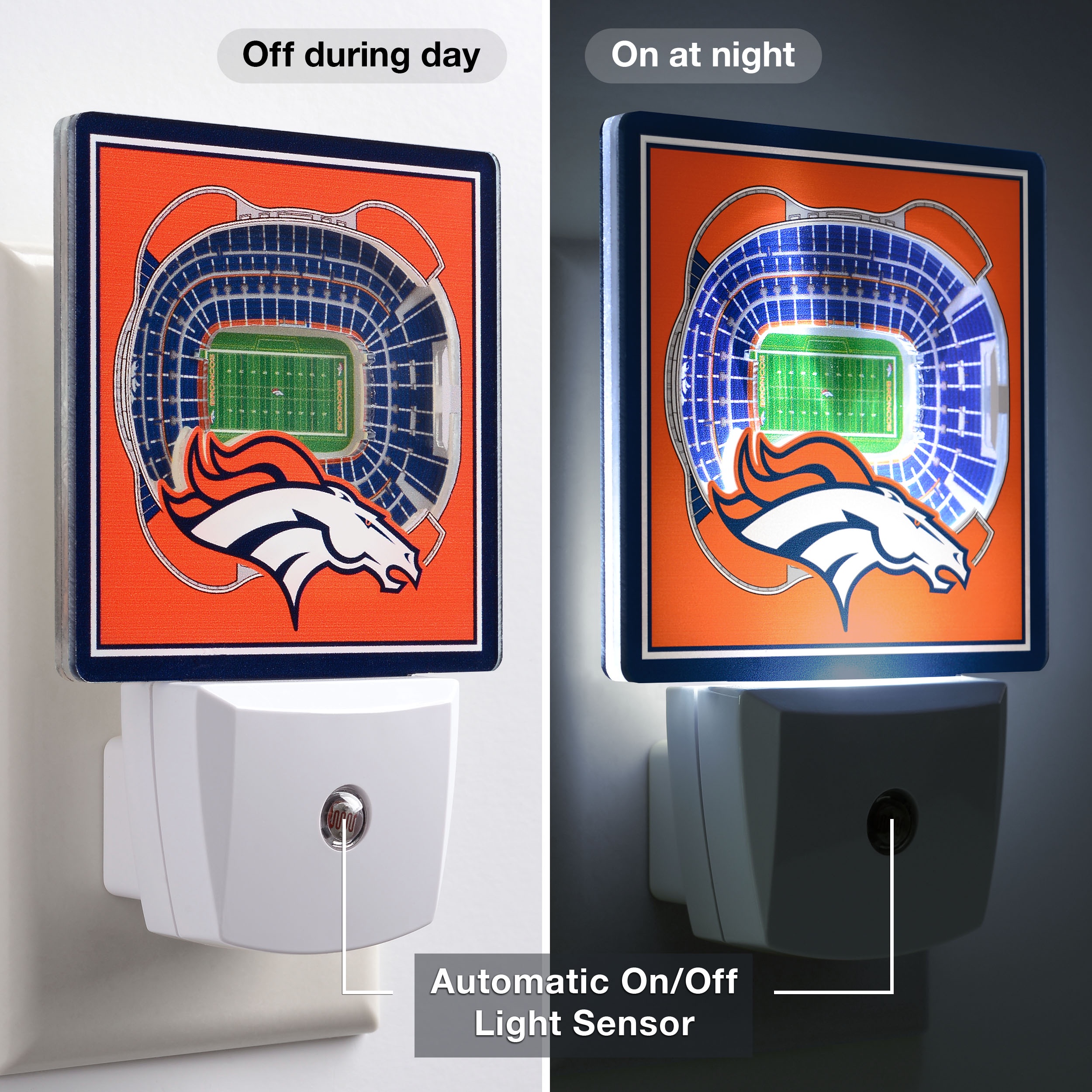 Denver Broncos StadiumView Nite Light