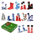 thumbnail image 1 of TeeHee Christmas Holiday 12-Pack Gift Socks for Men with Gift Box (Holiday-C), 1 of 4