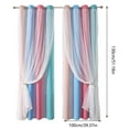 thumbnail image 3 of Bwomeauty Room Decor, Curtains Curtain Panel Pair 39 Inch X 51 Inch Curtain Overlay Elegant Curtains For Bedroom, Home Gifts, 3 of 7