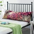 thumbnail image 2 of Colorful Exotic Body Pillow Cover - 20x54 Inch Beach Vacation Design - Full-Length Support Pillowcase with Invisible Zipper, 2 of 6