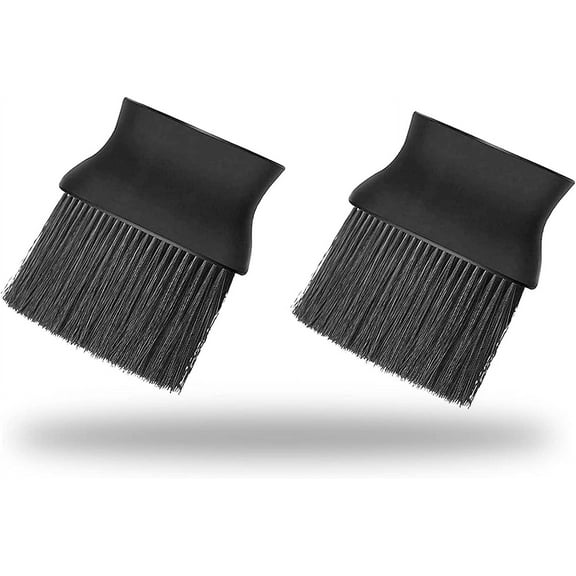 2PCS Car Detailing Brushes,Long Hair Wide Handle Brushes Auto Interior Detail Cleaning Dust Removal Brush for Car Interior, Air Vents, Dashboard, Emblems, Scratch Free