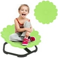 thumbnail image 1 of Qaba Flower-Shaped Kids Swivel Chair, Sensory Spinning Chair, Green, 1 of 10