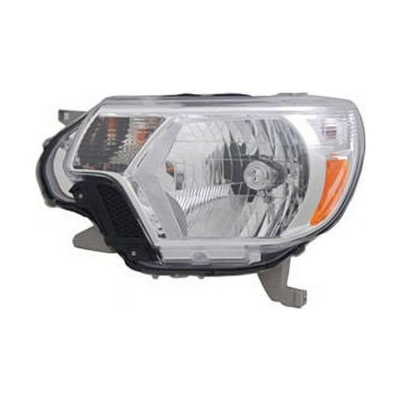 Left Driver Side Halogen Headlight Assembly - Compatible with 2012 - 2015 Toyota Tacoma 4WD RWD 2013 2014