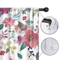 thumbnail image 4 of Blackout Kids Curtains,Pioneer Flower Floral Print Pattern Childrens Insulated Curtains Set Of 2,Bedroom Essentials,Toddler Room Decor 52"x84", 4 of 5