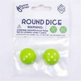 thumbnail image 1 of Koplow KPL19368 dés Ronds - Vert et Blanc&44; 2 par Pack, 1 of 1