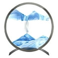 thumbnail image 2 of Fufafayo under $5 Sand Art Picture, Moving Sand Frame with Glass, Liquid Motion Decor for Desk, Office Bookshelf Decoration Piece, Relaxing Artwork for Home, 2 of 6