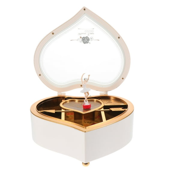 ADDHAT Music Box for Women, Plastic Jewelry Design, Home Decoration, , Plays Music, Elegant and Decorative
