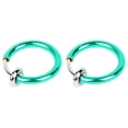 thumbnail image 2 of Jiaroswwei 2 Pcs Fake Clip on Spring Nose Septum Ring Earring Non Piercing Unisex Jewelry, 2 of 8