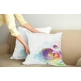 thumbnail image 3 of Ambesonne Cartoon Throw Pillow Cover 2 Pack, Fish Sea Theme, 18", Multicolor, 3 of 6