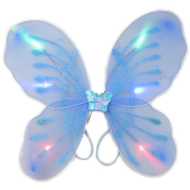 Light Up Fuchsia Fairy Butterfly Wings 